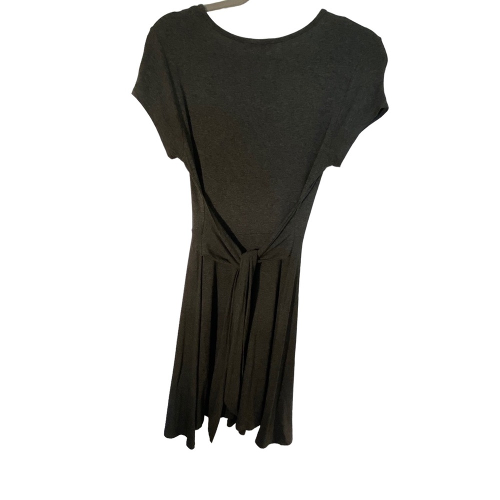Rolla Costa Gray T-Shirt Tie Dress